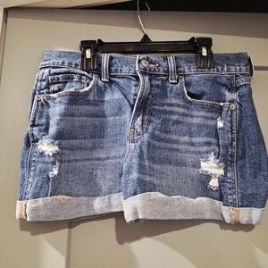 Old Navy Distressed Jean Boyfriend Shorts
